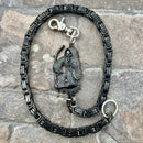 SANITY JEWELRY® Wallet Chain 24” Black Grim Reaper Wallet Chain - Black Daytona Road King - WC14