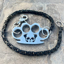 SANITY JEWELRY® Wallet Chain 24” Four Finger Ring Wallet Chain Polished - Black Daytona Heritage - WC17H