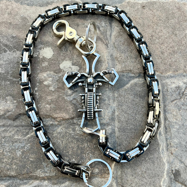 小物 [Tornado mart] Cross wallet chain wallet-chain-24-motorcycle-