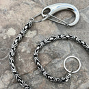 SANITY JEWELRY® Wallet Chain 24” Viking Warrior Wallet Chain - W/ Sanity’s Polished Hook Clip - WC143