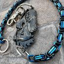 SANITY JEWELRY® Wallet Chain Black Grim Reaper Wallet Chain - Black & Blue Daytona Heritage - WC14
