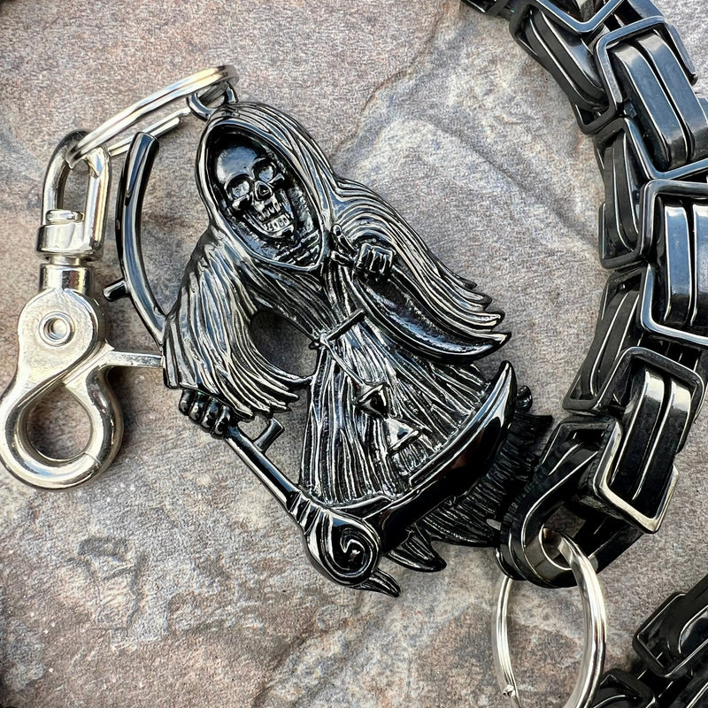 SANITY JEWELRY® Wallet Chain Black Grim Reaper Wallet Chain - Black Daytona CVO - WC14