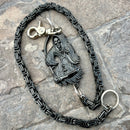 SANITY JEWELRY® Wallet Chain Black Grim Reaper Wallet Chain - Black Daytona Deluxe - WC14