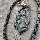 SANITY JEWELRY® Wallet Chain Black Grim Reaper Wallet Chain - Black Daytona Deluxe - WC14