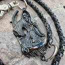 SANITY JEWELRY® Wallet Chain Black Grim Reaper Wallet Chain - Black Daytona Heritage - WC14