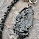 SANITY JEWELRY® Wallet Chain Black Grim Reaper Wallet Chain - Black Daytona Road King - WC14
