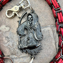 SANITY JEWELRY® Wallet Chain Black Grim Reaper Wallet Chain - Black & Red Daytona Road King - WC14