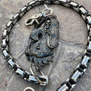 SANITY JEWELRY® Wallet Chain Black Grim Reaper Wallet Chain - Black & Silver Daytona Heritage - WC14
