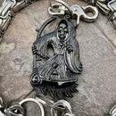 SANITY JEWELRY® Wallet Chain Black Grim Reaper Wallet Chain - Silver Daytona CVO - WC14