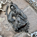 SANITY JEWELRY® Wallet Chain Black Grim Reaper Wallet Chain - Silver Daytona Heritage - WC14