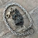 SANITY JEWELRY® Wallet Chain Black Grim Reaper Wallet Chain - Silver Daytona Road King - WC14