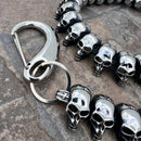 SANITY JEWELRY® Wallet Chain Classic Black Hills Skull Wallet Chain - W/ Sanity’s Polished Hook Clip - WC37