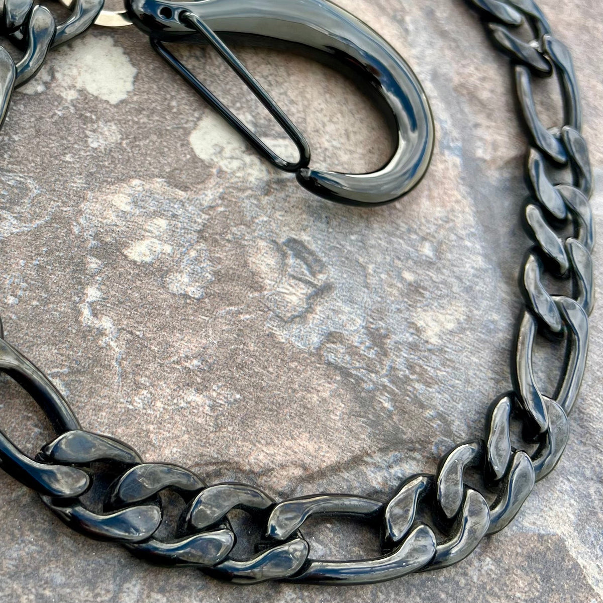 Classic Figaro Wallet Chain Black - W/ Sanity's Black Hook