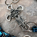 SANITY JEWELRY® Wallet Chain Cowboy Cross Wallet Chain - Black & Blue Daytona CVO - WC226