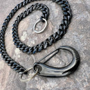 SANITY JEWELRY® Wallet Chain Easy Biker Wallet Chain Black - W/ Sanity’s Black Hook Clip - WC75