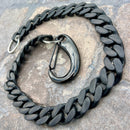 SANITY JEWELRY® Wallet Chain Easy Biker Wallet Chain Matte Black - W/ Sanity’s Black Hook Clip - WC75