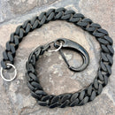 SANITY JEWELRY® Wallet Chain Easy Biker Wallet Chain Matte Black - W/ Sanity’s Black Hook Clip - WC75