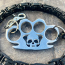 SANITY JEWELRY® Wallet Chain Four Finger Ring Wallet Chain Polished - Black Daytona CVO - WC17CVO