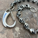 SANITY JEWELRY® Wallet Chain Hellride Classic Skull Wallet Chain Polished - W/ Sanity’s Polished Hook Clip