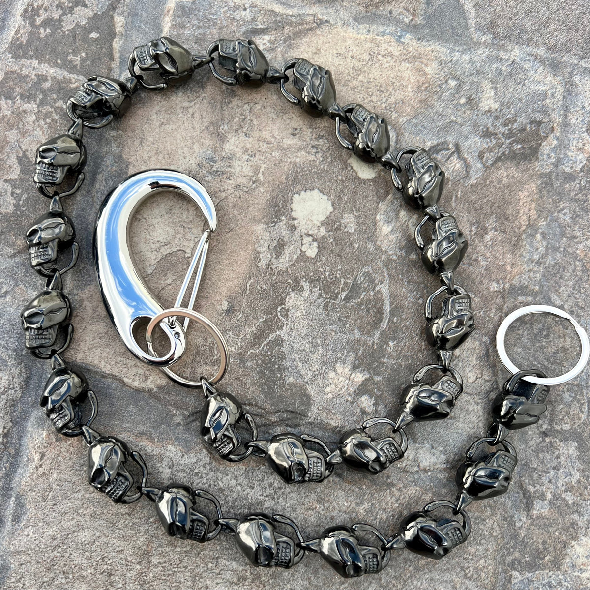 Hellride Custom Skull Wallet Chain Black 1