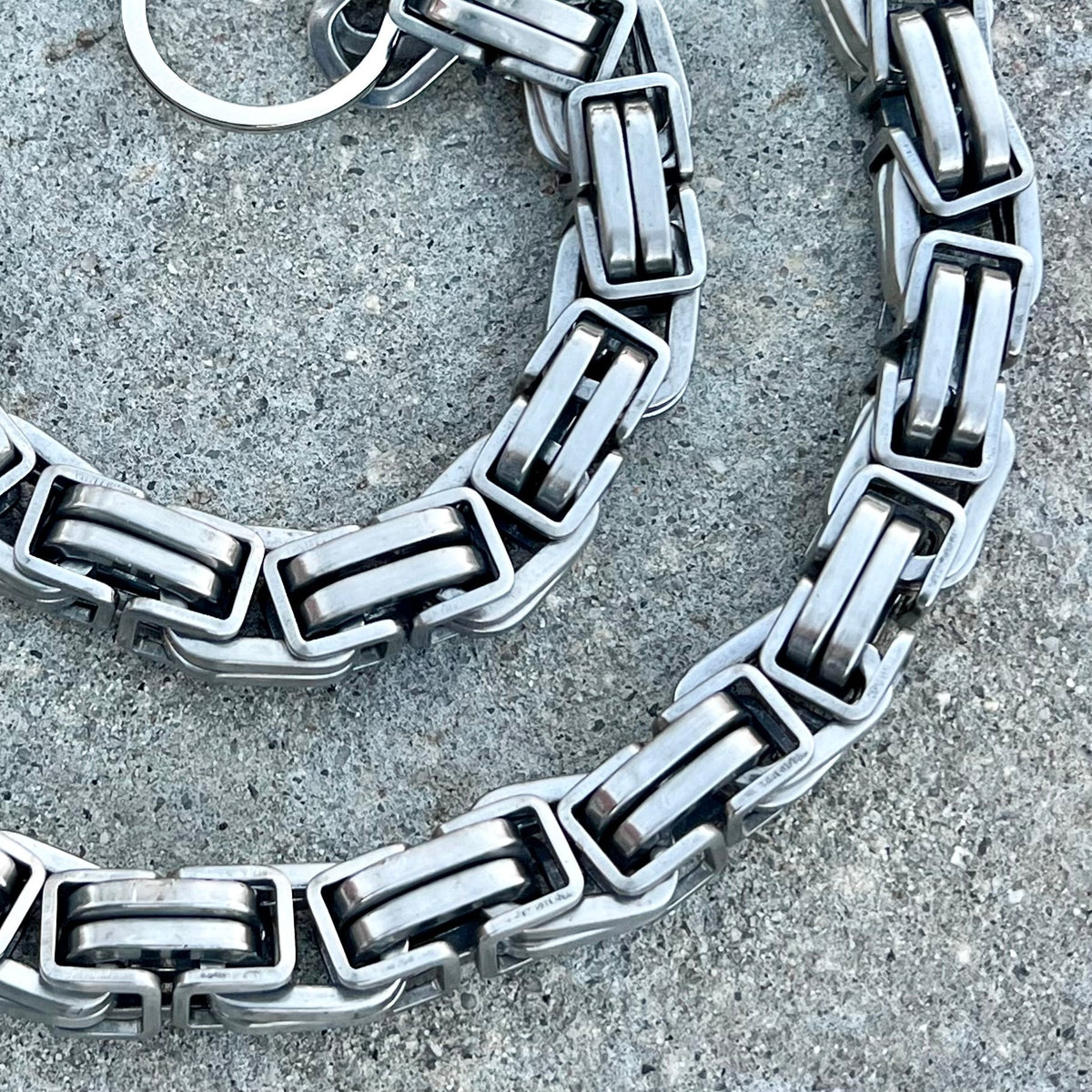 Daytona - Silver - Wallet Chain Road King - 3/4 inch wide