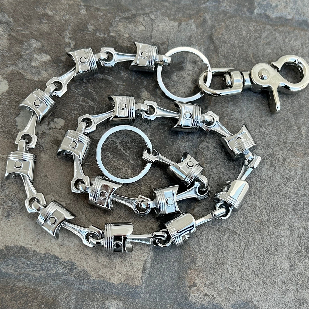 Piston - Polished - Wallet Chain - PN02