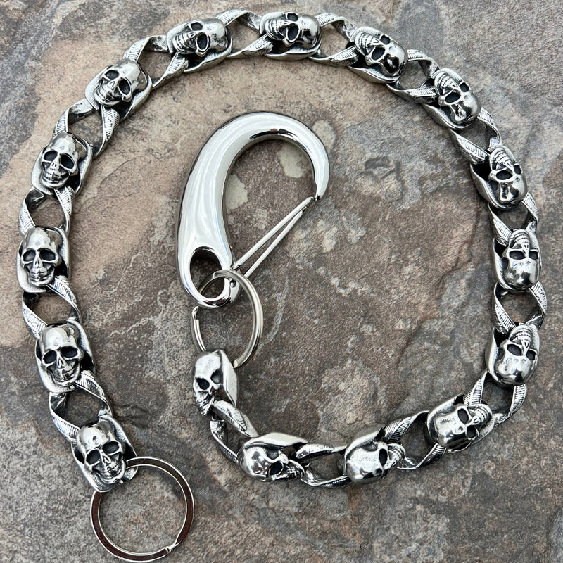 SANITY JEWELRY® Wallet Chain Road Warrior Wallet Chain - W/ Sanity’s Polished Hook Clip - WC79