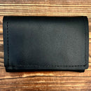 Sanity Jewelry Wallet Wallet - Black Tri-Fold - 3.5” x 4.25” - Genuine Leather - TW3x4
