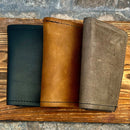 Sanity Jewelry Wallet Wallet - Black Tri-Fold - 3.5” x 4.25” - Genuine Leather - TW3x4