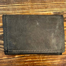 Sanity Jewelry Wallet Wallet - Charcoal Tri-Fold - 3.5” x 4.25” - Genuine Leather - TWC3x4