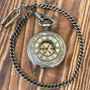 SANITY JEWELRY® WATCH Pocket Watch - Brass Tone - PW02 CLEARANCE