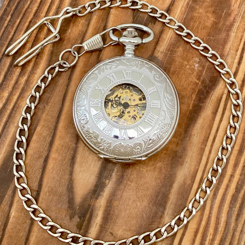 SANITY JEWELRY® WATCH Pocket Watch - Polished - PW03 CLEARANCE