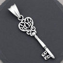 Sanity Jewelry Women's Pendant Necklace Pendant Only "Key" - Key To My Heart Pendant - Rope Necklace - SK2609