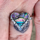 Sanity Jewelry Women's Ring 4 Sea Shell Heart Ring - R151