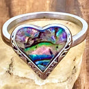 Sanity Jewelry Women's Ring Sea Shell Heart Ring - R151