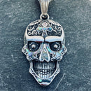 Sanity Jewelry Abalone - Day Of The Dead Pendant & Chain SK2593