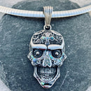 Sanity Jewelry Abalone - Day Of The Dead Pendant & Chain SK2593
