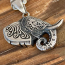 Sanity Jewelry Babar - Elephant - Mini Pendant & Rope Necklace