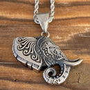 Sanity Jewelry Babar - Elephant - Mini Pendant & Rope Necklace