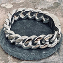 Sanity Jewelry Bracelet Bagger Bracelet - "EASY RIDER" - American Flag Polished - 3/4" wide - B123