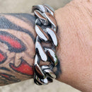 Bagger Bracelet - "EASY RIDER" - Polished - 3/4 Inch wide - B16 Bracelet Biker Jewelry Skull Jewelry Sanity Jewelry Stainless Steel jewelry