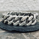 Sanity Jewelry Bracelet Bagger Bracelet - "EASY RIDER" - Punisher Brushed - 3/4" wide - B130