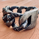 Sanity Jewelry Bracelet Bagger Bracelet - Skull & Dagger - Classic - 1.25" Wide - B98