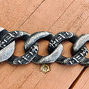 Sanity Jewelry Bracelet Bagger Bracelet - Skull & Dagger - Classic - 1.25" Wide - B98