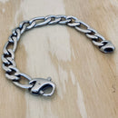 SANITY JEWELRY® Bracelet - Figaro - Custom - Polished Stainless - 1/4" Wide - FB02