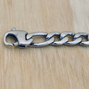 SANITY JEWELRY® Bracelet - Figaro - Custom - Polished Stainless - 1/4" Wide - FB02