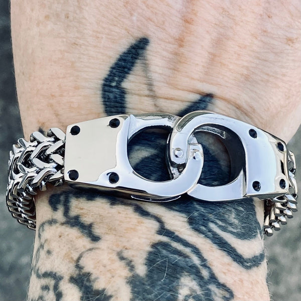 Sanity Jewelry Bracelet "Viking King" Custom- Handcuff - 1/2 inch wide B133