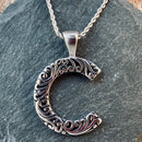 SANITY JEWELRY® C / 16" Stainless Steel Classic Chain Ladie's Letter Pendants