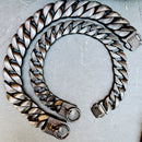 "Dog Collar - Black" - Sanity's BadAss Custom - 1" wide - Lengths 18 to 28" D82 Dog Collar / Dog Chain Biker Jewelry Skull Jewelry Sanity Jewelry Stainless Steel jewelry