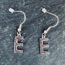 SANITY JEWELRY® E Ladie's Letter Earrings